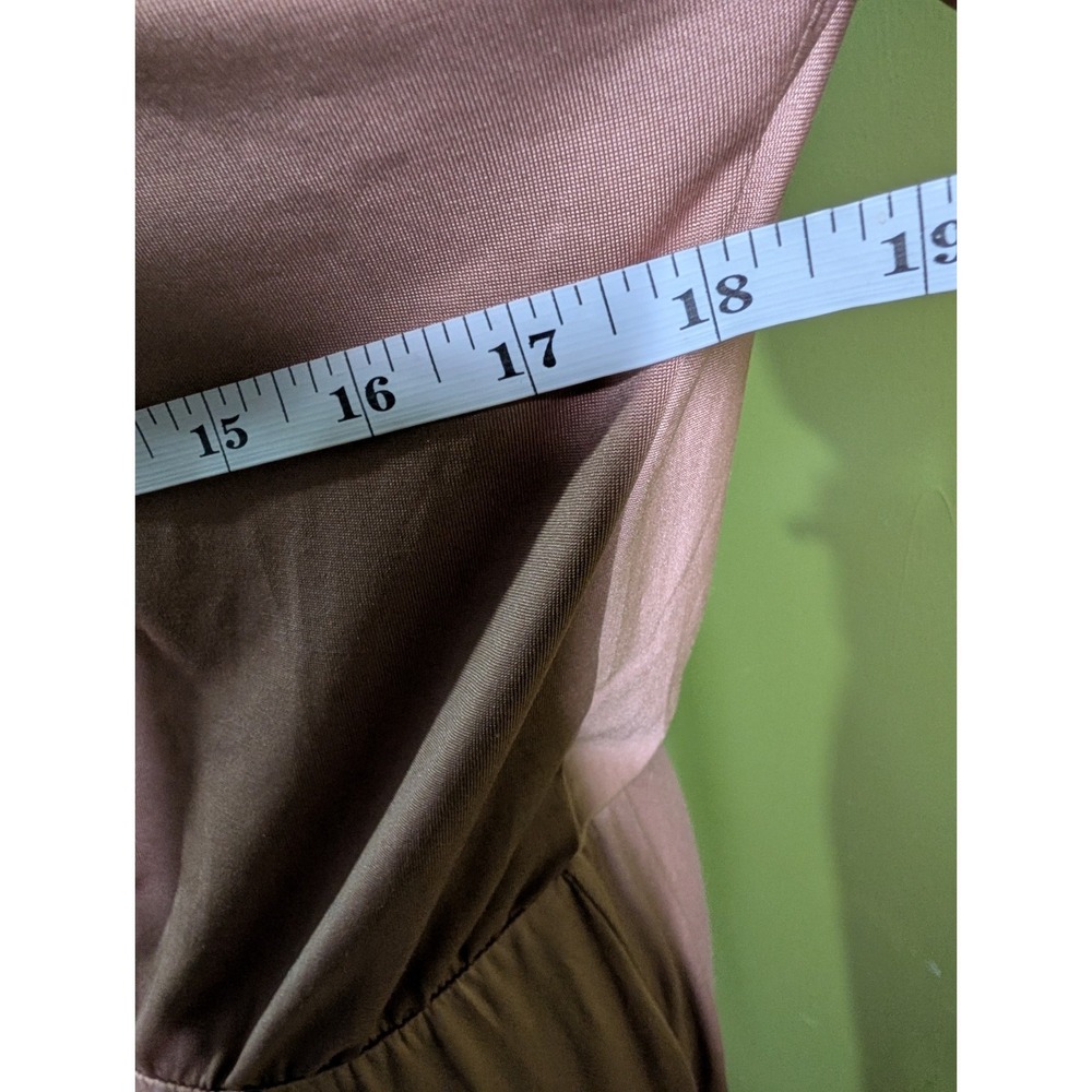 Ruiyize Womens Maxi Dress Medium NWT Tan Stretch Minimalist Lounge Dress - Picture 8 of 9